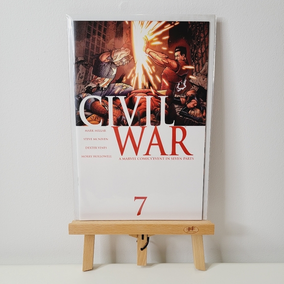 Vintage Marvel Comics Civil War comicbooks. Issues 2, 4 and 7. - Picture 2 of 4